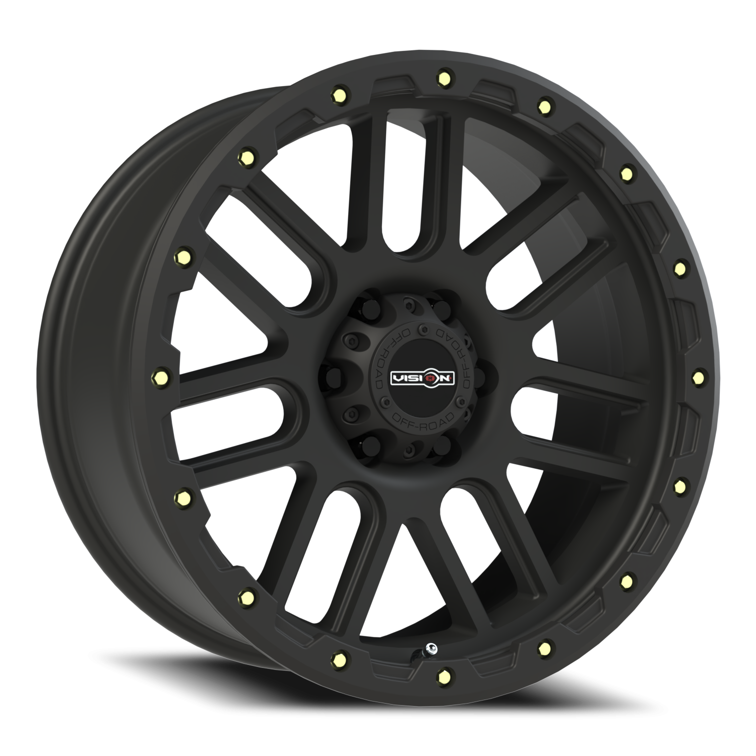 20x9 Vision 111 Nemesis Matte Black Wheel 6x5.5 Bolt Pattern 0mm Offset