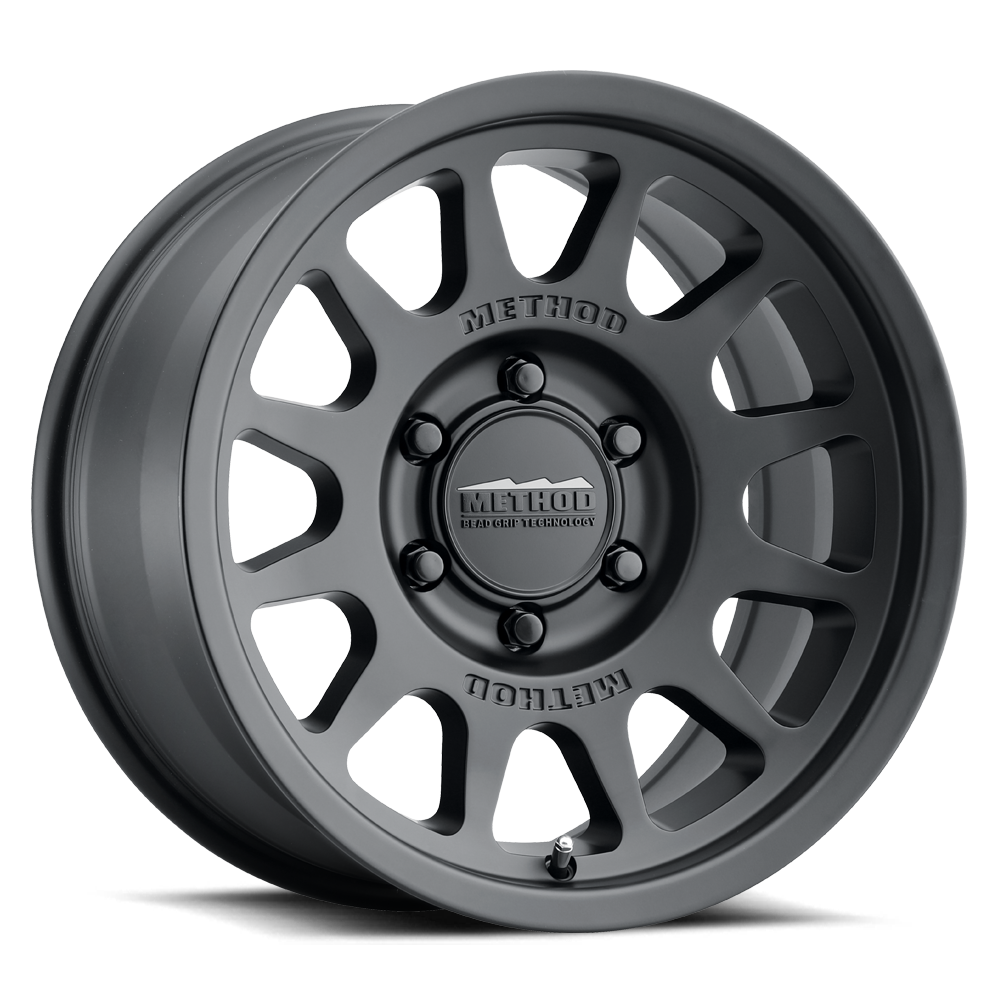 16x8 method race wheels mr703 bead grip black wheel 6x5.5 bolt pattern 0mm offset