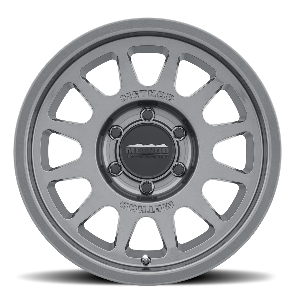 16x8 method race wheels mr703 bead grip titanium wheel 6x5.5 bolt pattern 0mm offset
