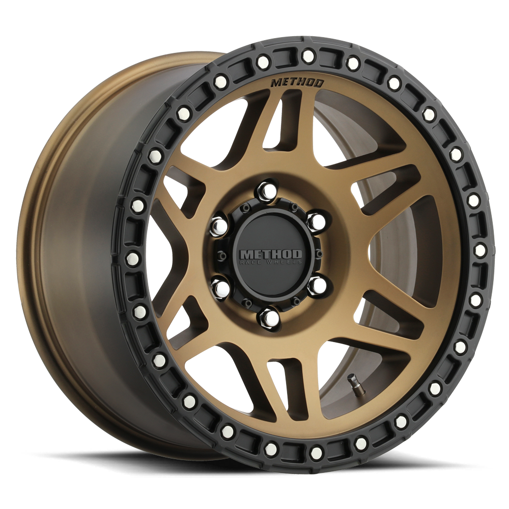 17x8 5 method race wheels mr312 bronze wheel 6x5.5 bolt pattern 0mm offset