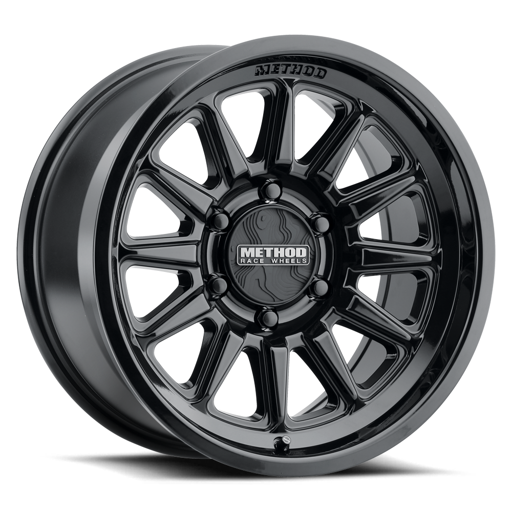 17x8 5 method race wheels mr323 black wheel 6x5.5 bolt pattern 0mm offset