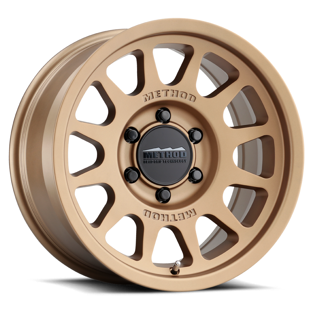 17x8 5 method race wheels mr703 bead grip bronze wheel 6x5.5 bolt pattern 35mm offset