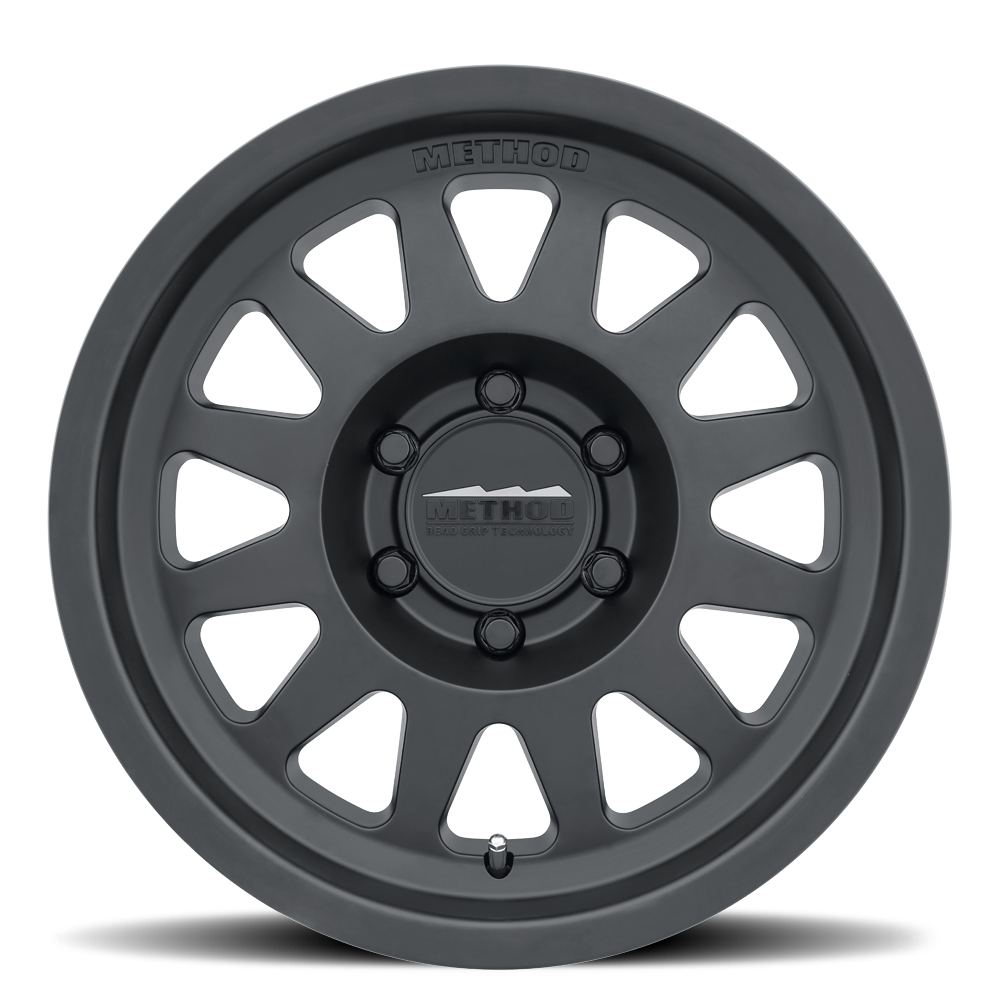 17x8 5 method race wheels mr704 bead grip black wheel 6x5.5 bolt pattern 0mm offset