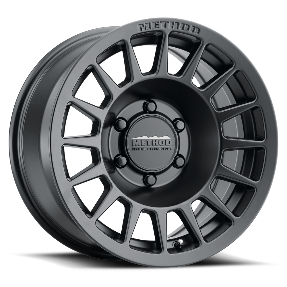 17x8 5 method race wheels mr707 bead grip black wheel 6x5.5 bolt pattern 25mm offset