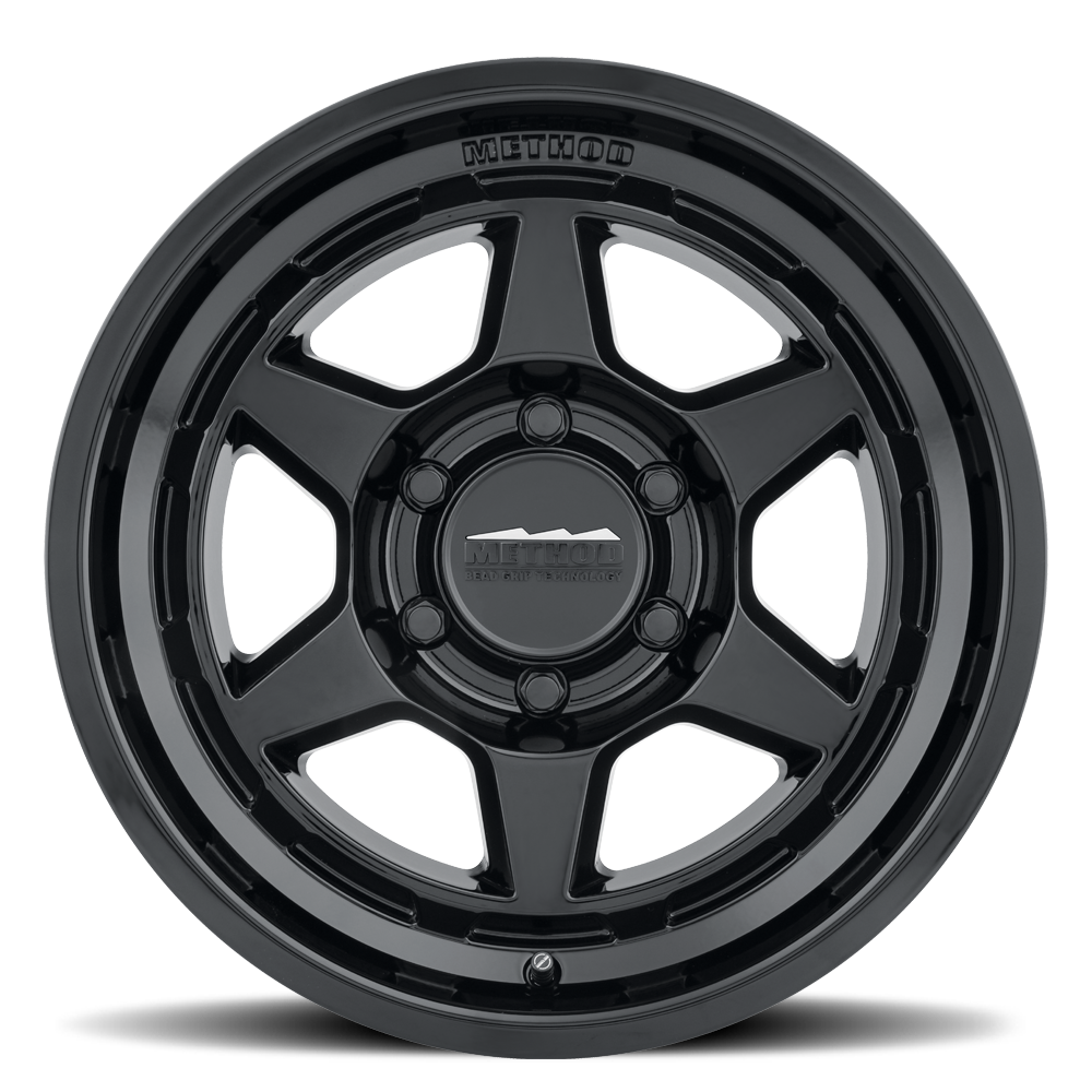 17x8 5 method race wheels mr708 bead grip black wheel 6x5.5 bolt pattern 0mm offset