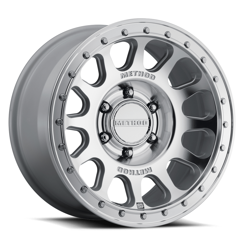 17x8 5 method race wheels mr709 bead grip hd machined wheel 6x5.5 bolt pattern 0mm offset