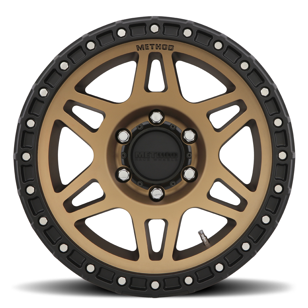 17x9 method race wheels mr312 bronze wheel 6x5.5 bolt pattern 12mm offset