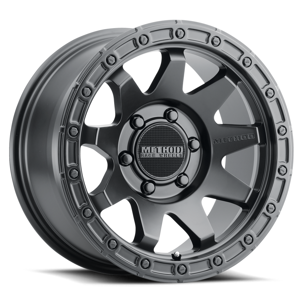 18x9 method race wheels mr317 black wheel 6x5.5 bolt pattern 18mm offset