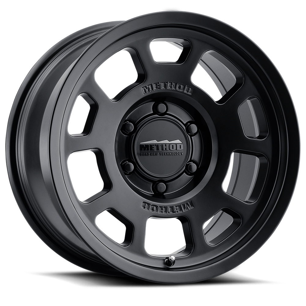 18x9 method race wheels mr705 bead grip black wheel 6x5.5 bolt pattern 0mm offset