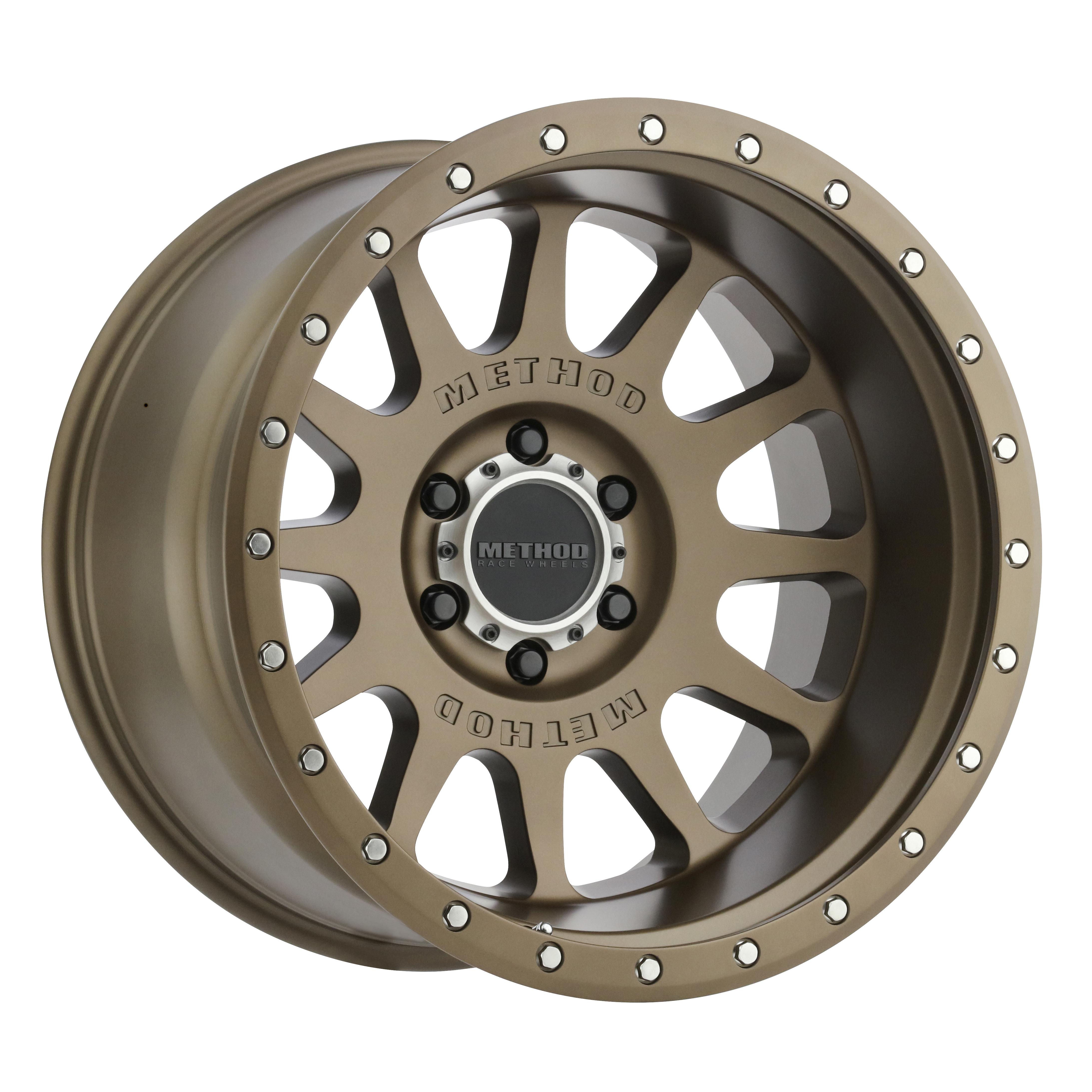 20x10 method race wheels mr605 nv bronze wheel 6x5.5 bolt pattern 24mm offset