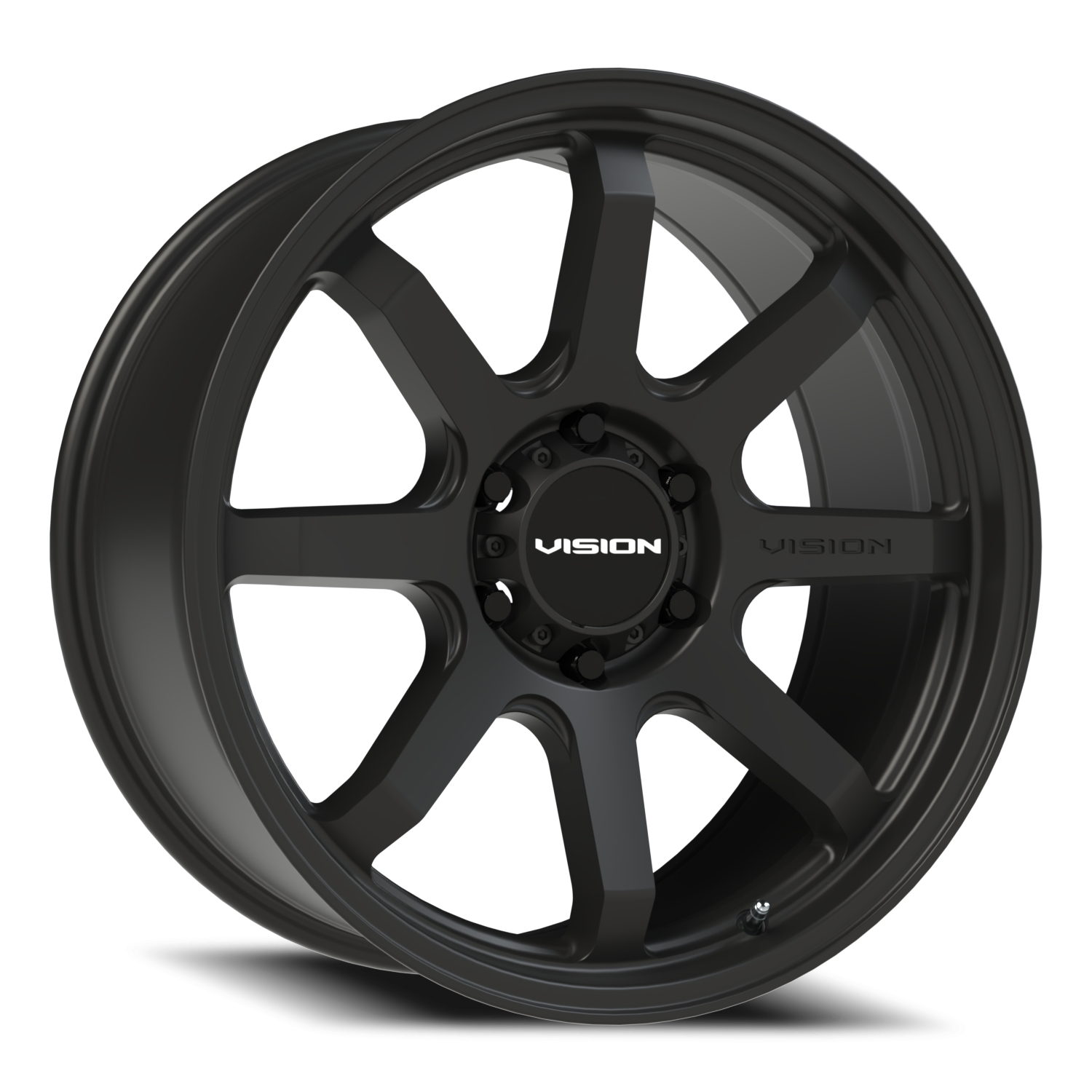 20x9 Vision 351 Flow Satin Black Wheel 6x5.5 Bolt Pattern 10mm Offset