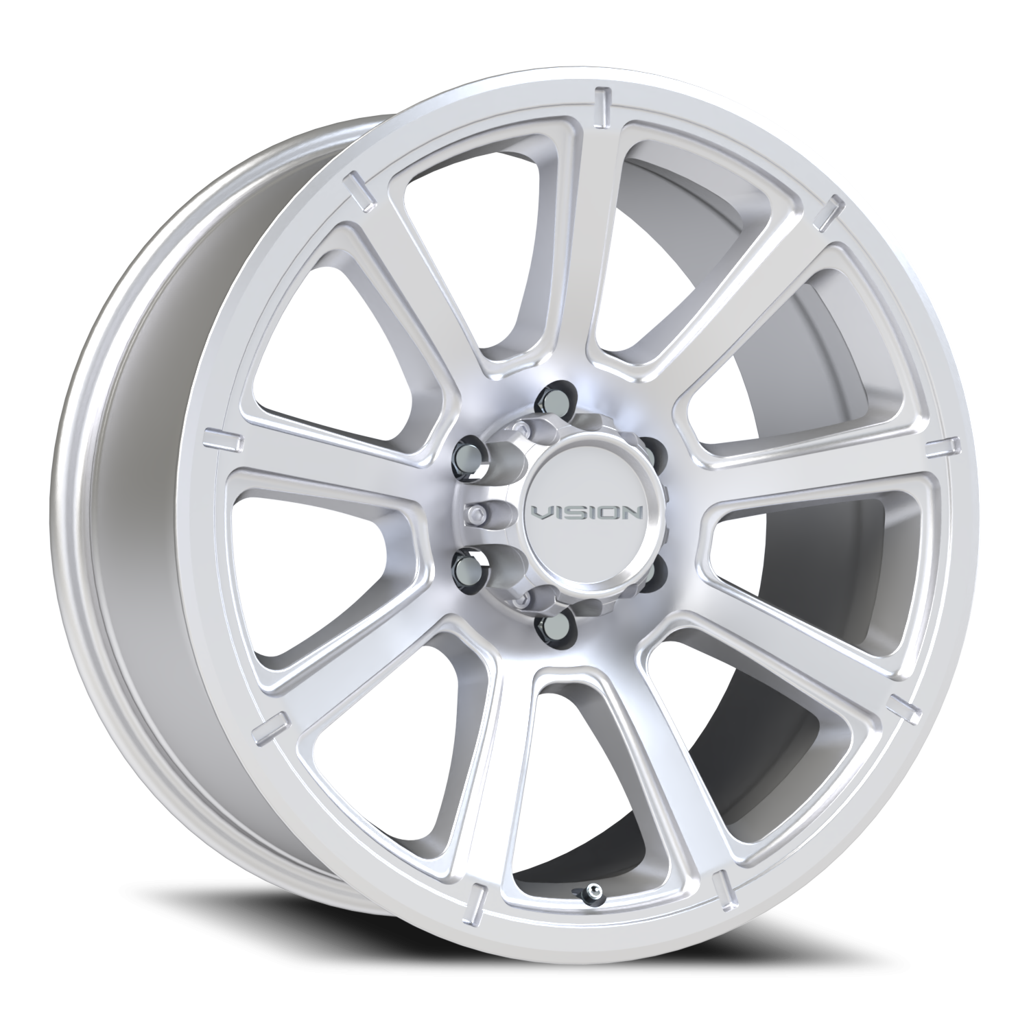 20x9 Vision 353 Turbine Winter Paint-Silver( Salt Resistant) Wheel 6x5.5 Bolt Pattern 18mm Offset