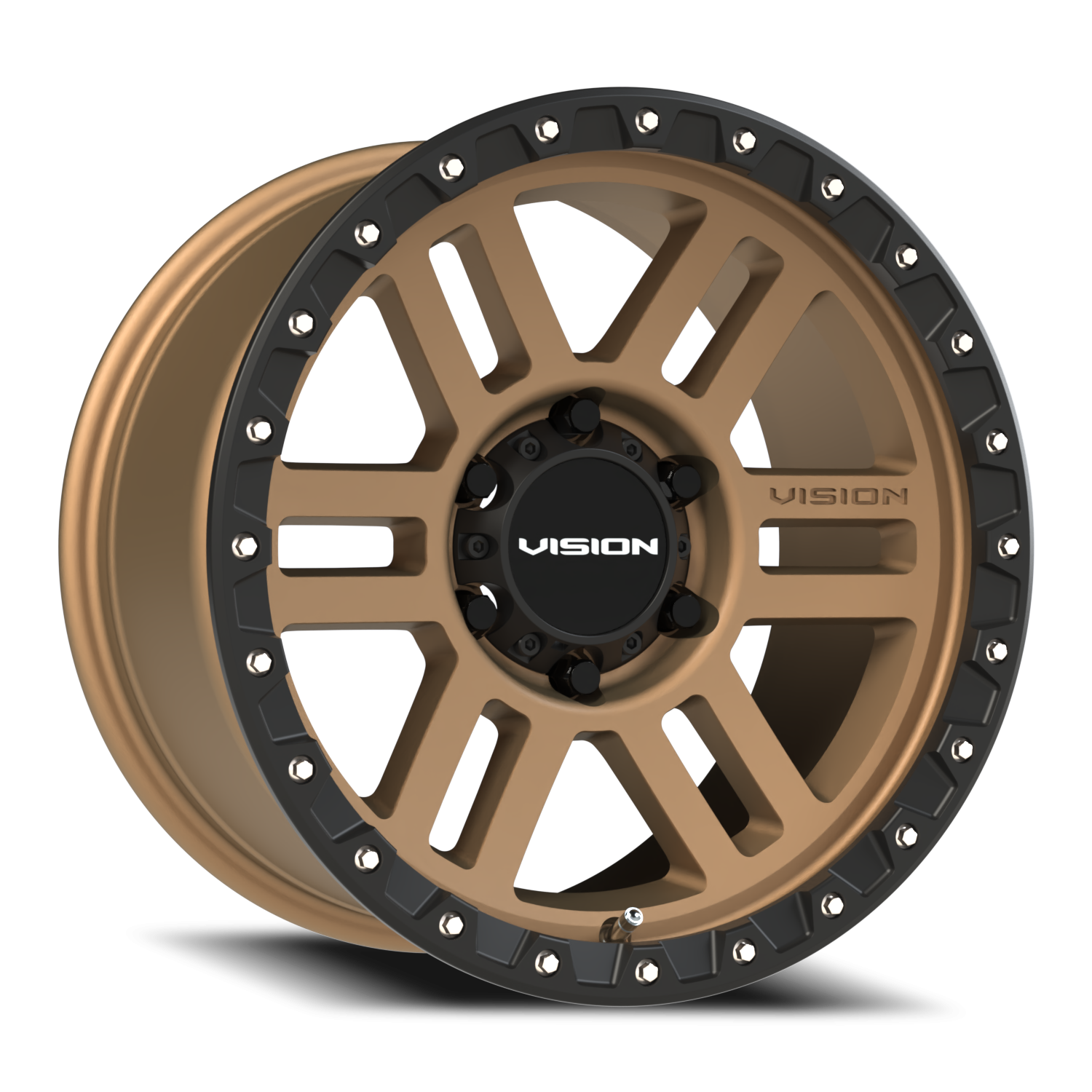17x9 Vision 354 Manx 2 Bronze Wheel 6x5.5 Bolt Pattern 12mm Offset