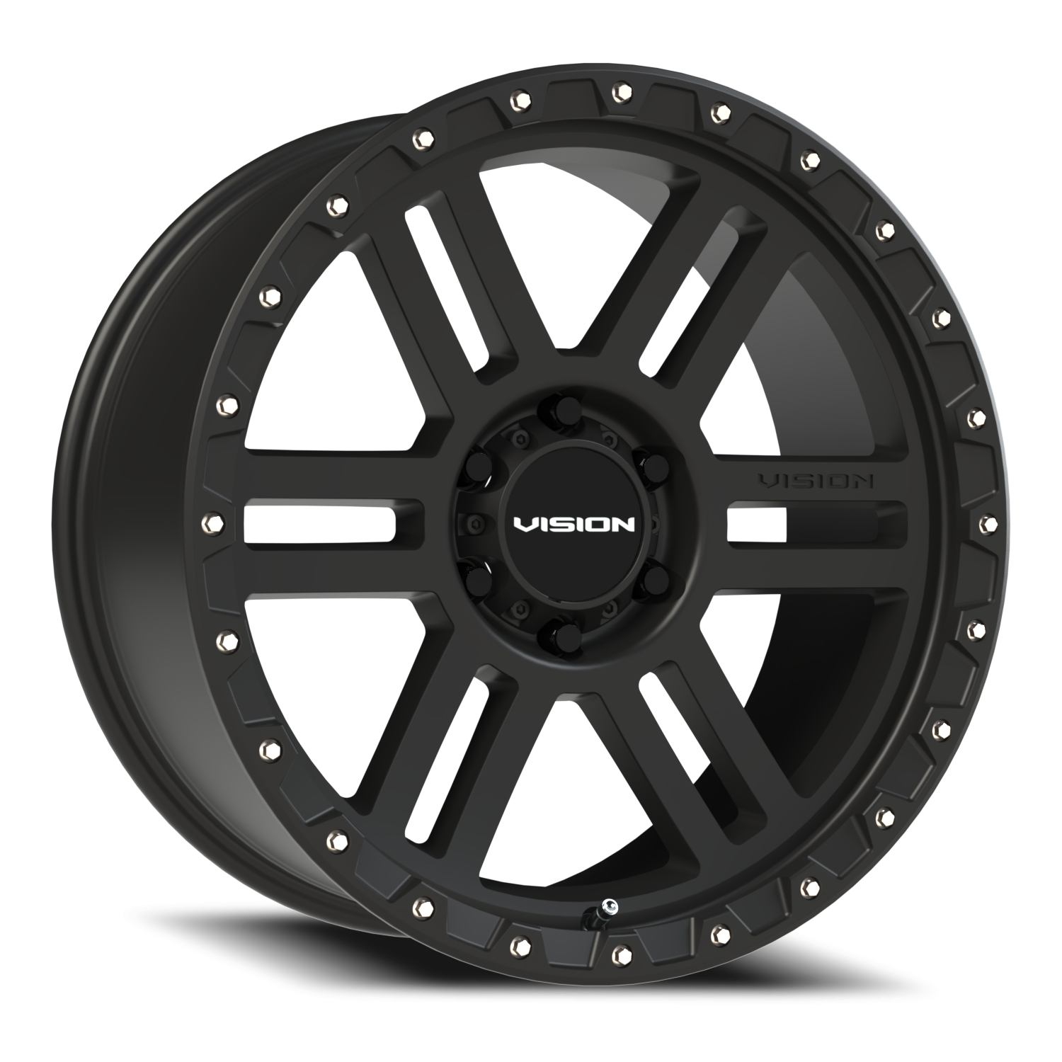 20x9 Vision 354 Manx 2 Satin Black Wheel 6x5.5 Bolt Pattern 12mm Offset