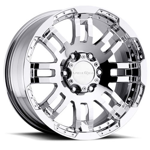 20x9 Vision 375 Warrior Chrome Wheel 6x5.5 Bolt Pattern 18mm Offset