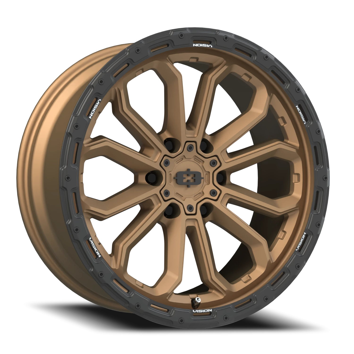 20x9 Vision 405 Korupt Satin Bronze Wheel 6x5.5 Bolt Pattern 12mm Offset