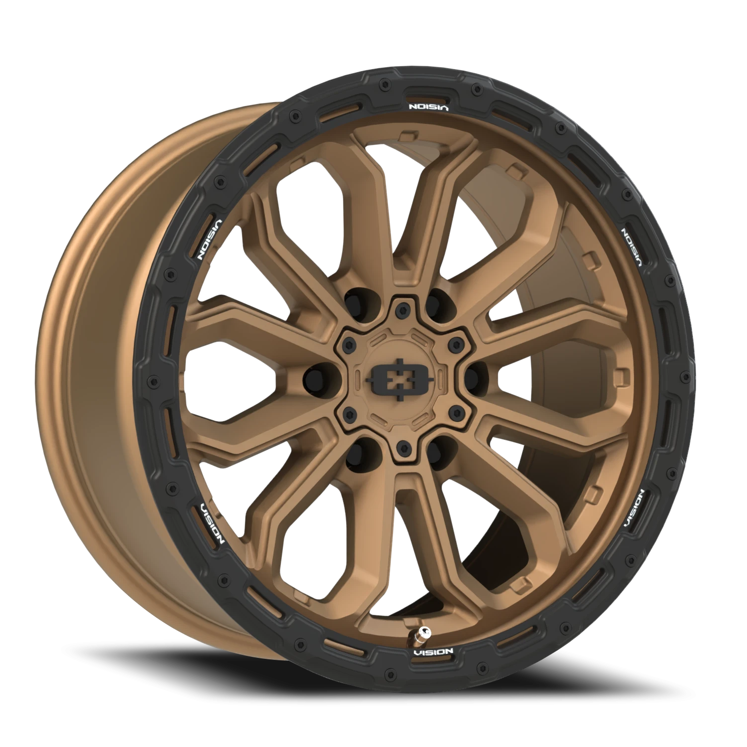 18x9 Vision 405 Korupt Satin Bronze Wheel 6x5.5 Bolt Pattern -12mm Offset