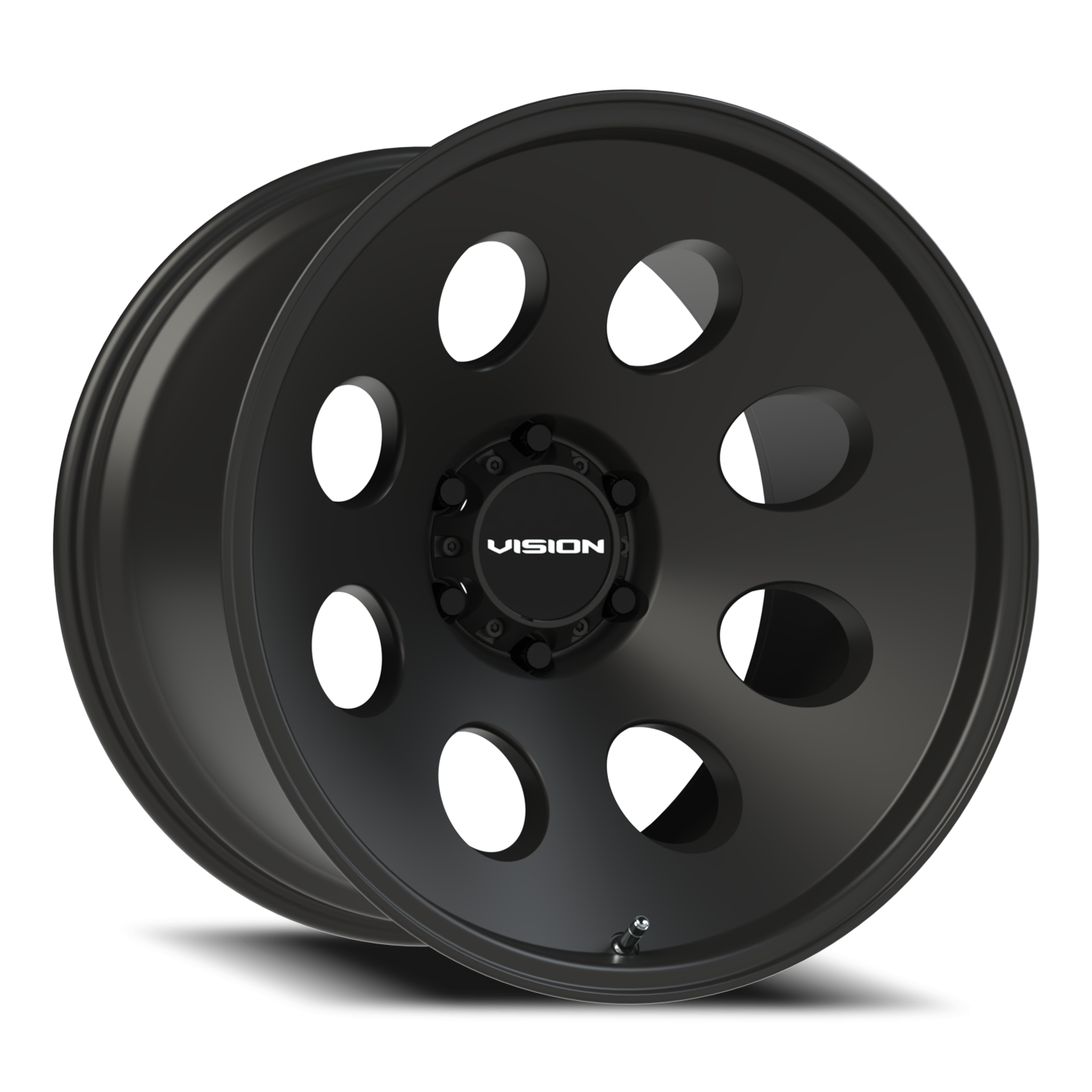 20x12 Vision 56 Midway Satin Black Wheel 6x5.5 Bolt Pattern -44mm Offset