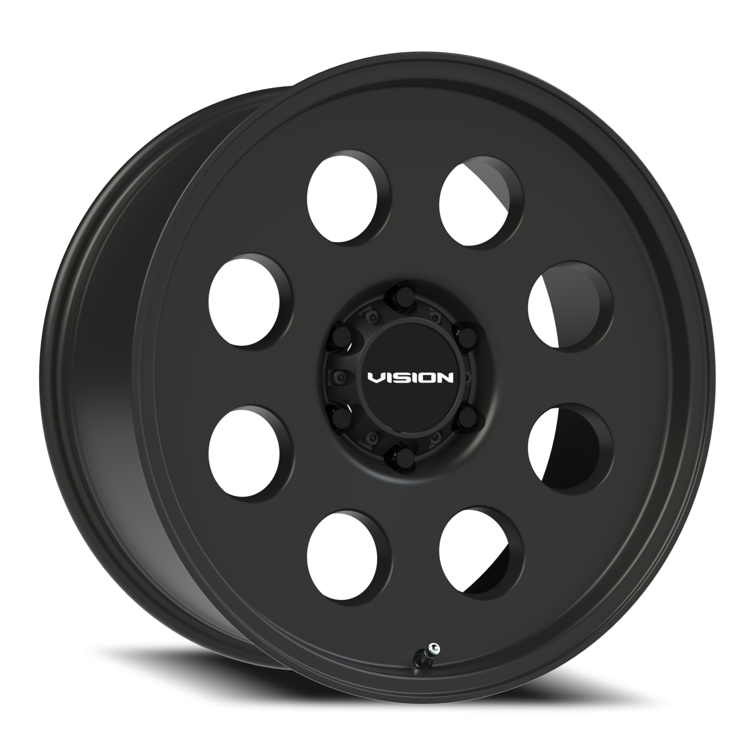 20x9 Vision 56 Midway Satin Black Wheel 6x5.5 Bolt Pattern 12mm Offset