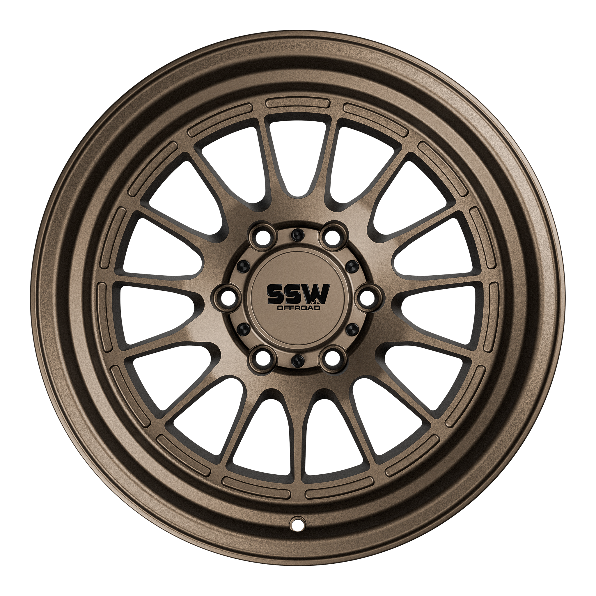 17x9 SSW Offroad Dakar Matte Bronze Wheel 6x5.5 Bolt Pattern 0 mm Offset