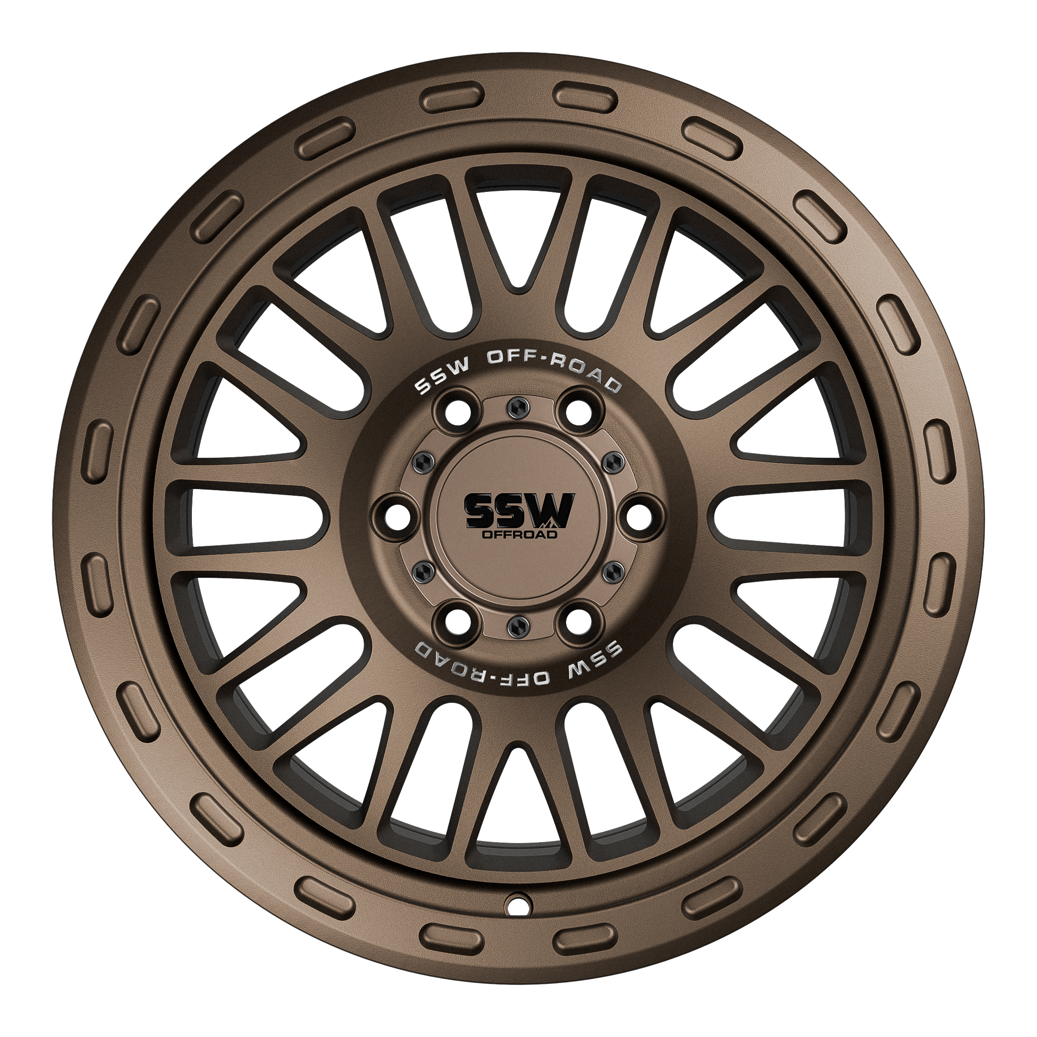 17x9 SSW Offroad Griffon Matte Bronze Wheel 6x5.5 Bolt Pattern -25 mm Offset