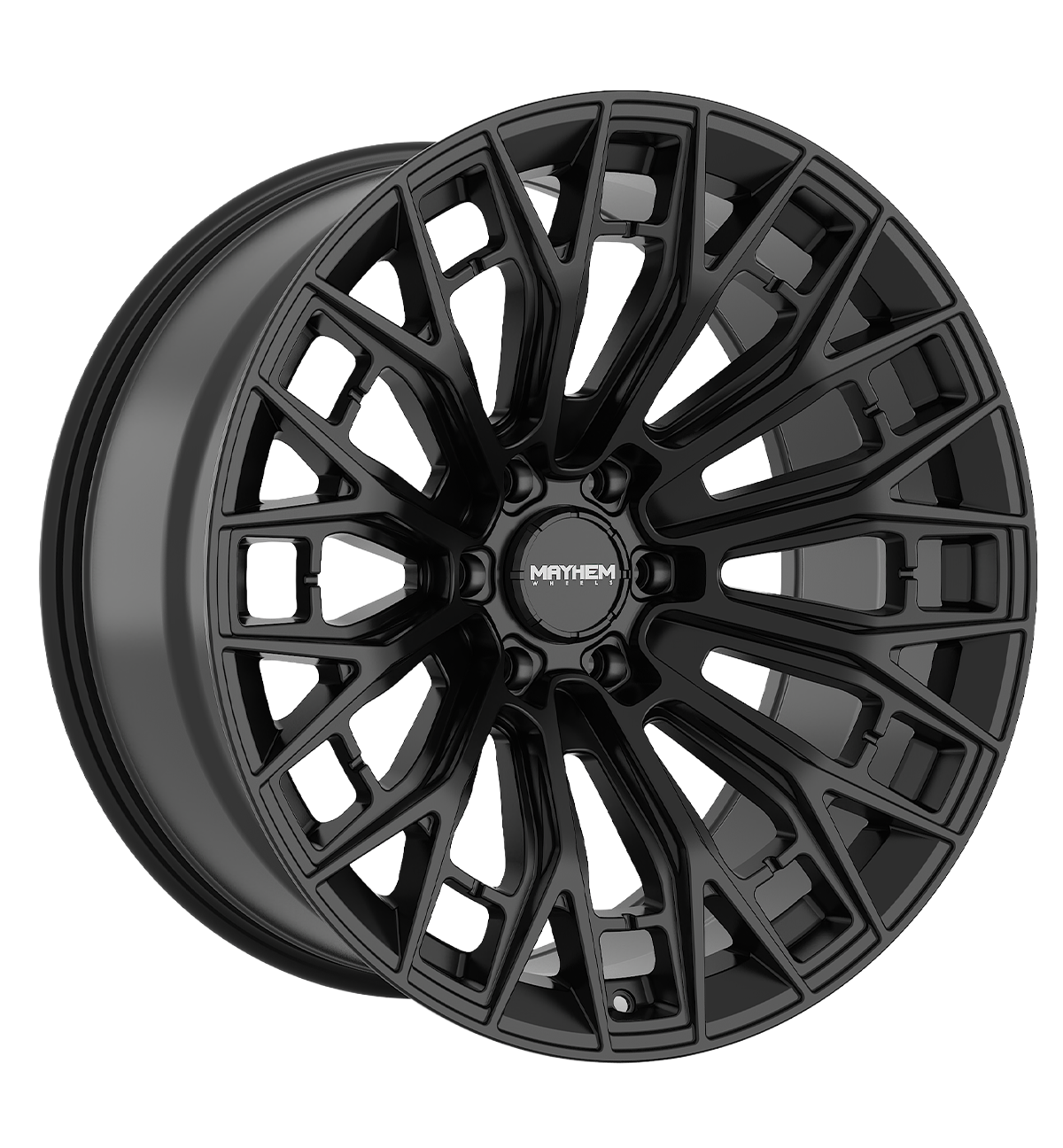 20x9 mayhem cyclone gloss black wheel 6x5.5 bolt pattern 0mm offset