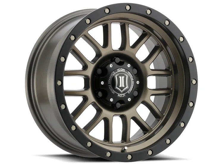 17x8.5 Icon Alloys Alpha Bronze Wheel 6x5.5 Bolt Pattern 0mm Offset