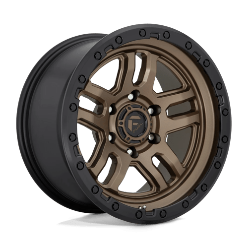 18x9 fuel off-road d702 ammo matte bronze black bead ring wheel 6x5.5 bolt pattern 12mm offset