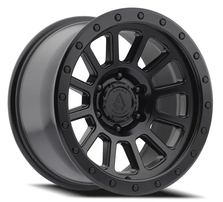 17x9 arena wheel a105 ammo satin black wheel 6x5.5 bolt pattern 0mm offset