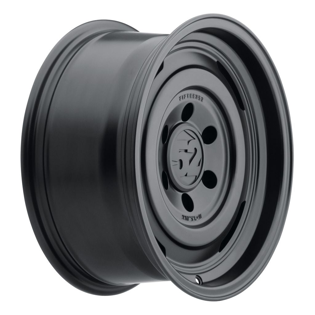 17x8.5 Fifteen 52 Analog HD Satin Black Wheel 6x5.5 Bolt Pattern 0mm Offset
