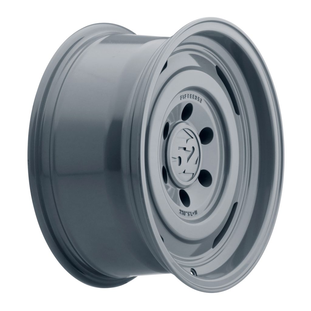 16x7.5 Fifteen 52 Analog HD Gloss Grey Wheel 6x5.5 Bolt Pattern 0mm Offset