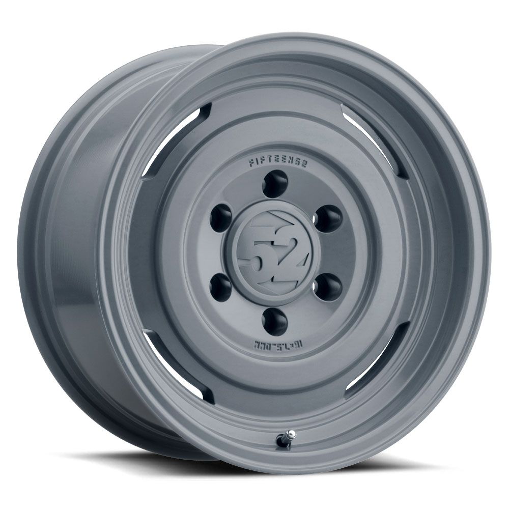 16x7.5 Fifteen 52 Analog HD Gloss Grey Wheel 6x5.5 Bolt Pattern 0mm Offset