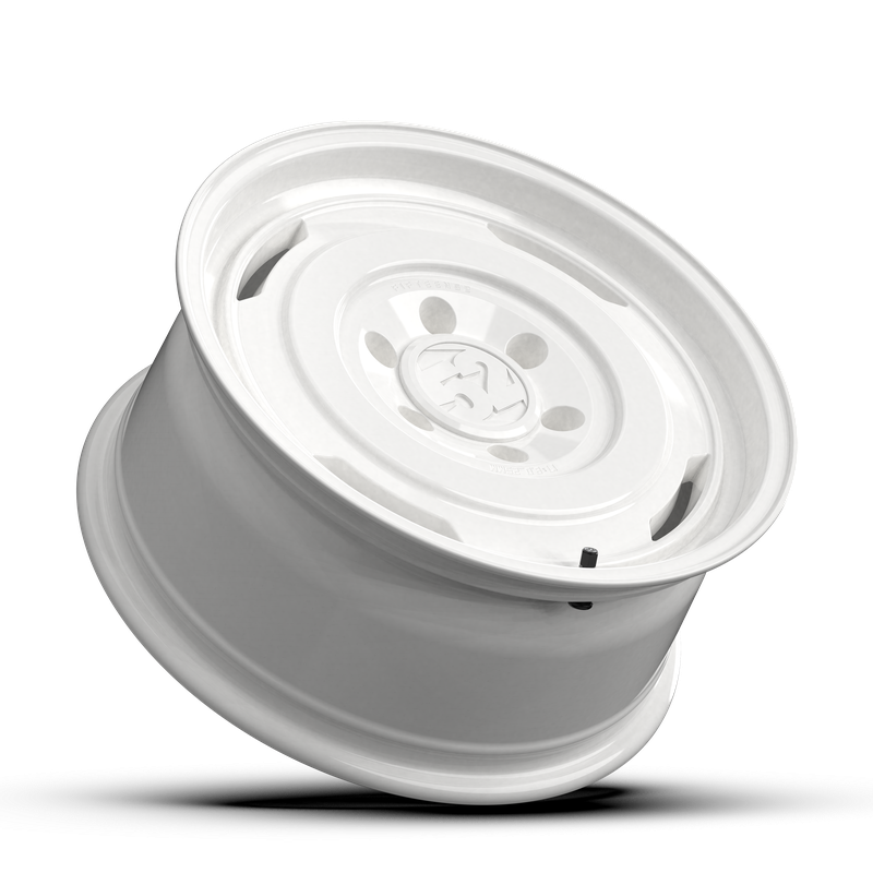 16x7.5 Fifteen 52 Analog HD Gloss White Wheel 6x5.5 Bolt Pattern 0mm Offset