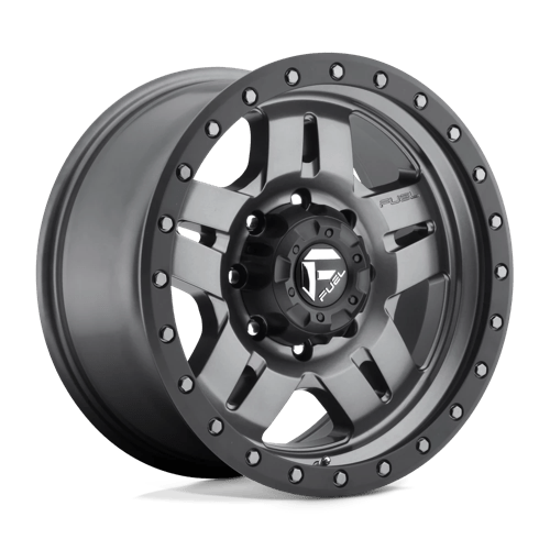 20x9 fuel off-road d558 anza matte gunmetal black bead ring wheel 6x5.5 bolt pattern 1mm offset
