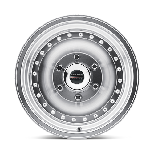 15x10 american racing ar61 outlaw i machined w clear coat wheel 6x5.5 bolt pattern 38mm offset