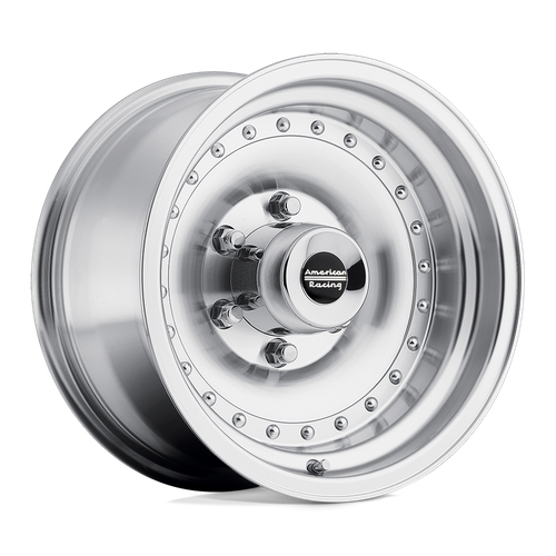 15x10 american racing ar61 outlaw i machined w clear coat wheel 6x5.5 bolt pattern 38mm offset