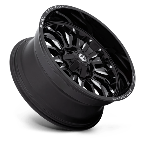 22x10 fuel off-road d795 arc gloss black milled wheel 6x5.5 bolt pattern 18mm offset