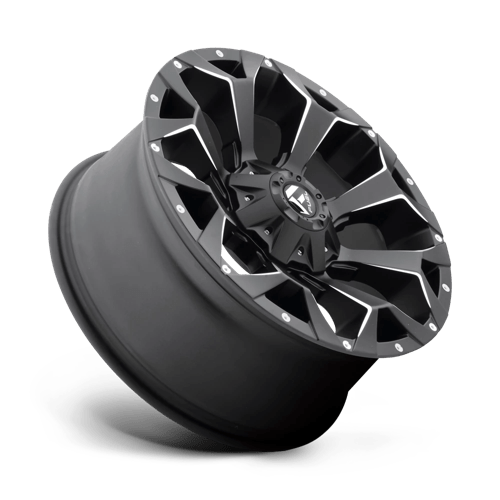 20x9 fuel off-road d546 assault matte black milled wheel 6x5.5 bolt pattern 20mm offset