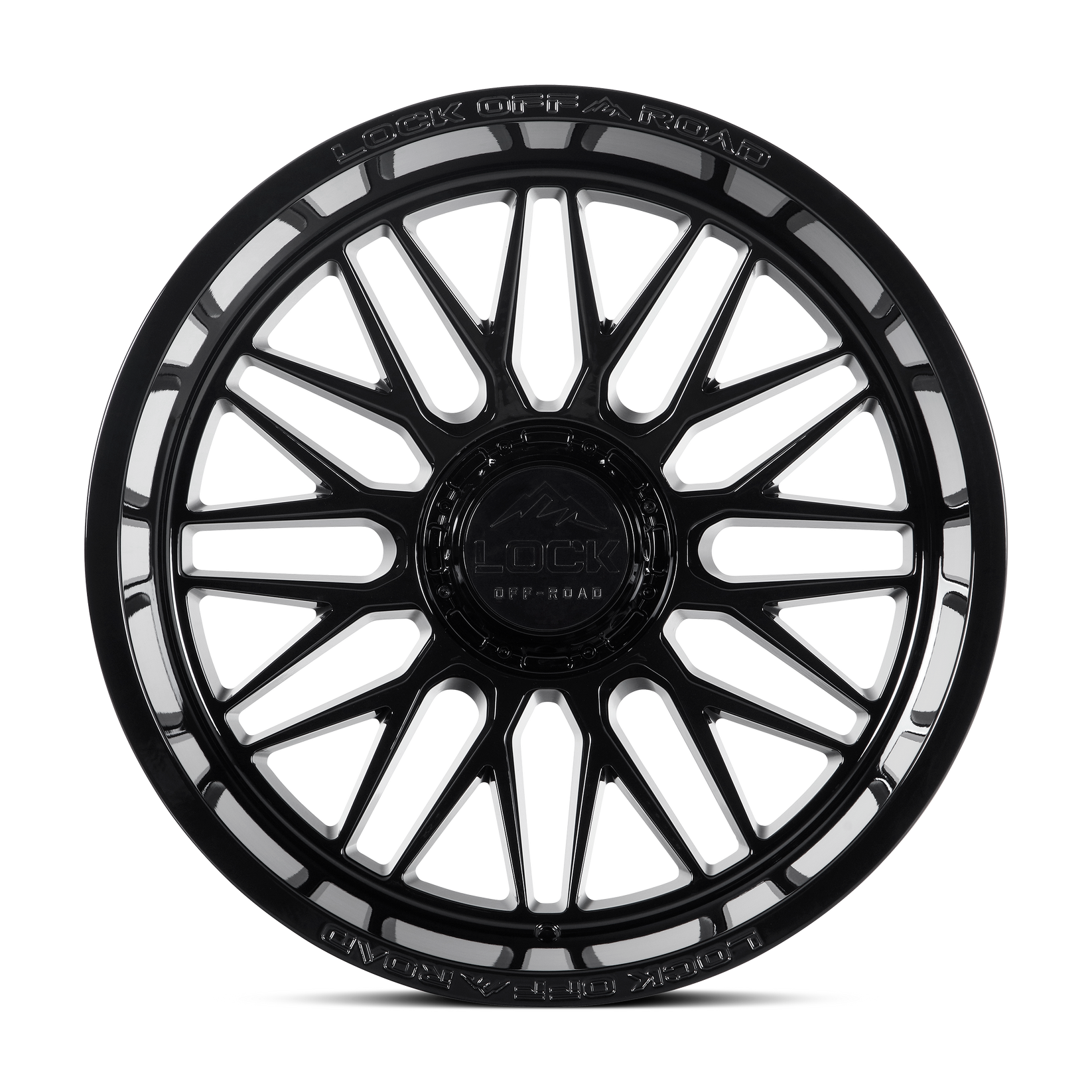 22x12 lock off-road apex gloss black wheel 6x5.5 bolt pattern 44mm offset