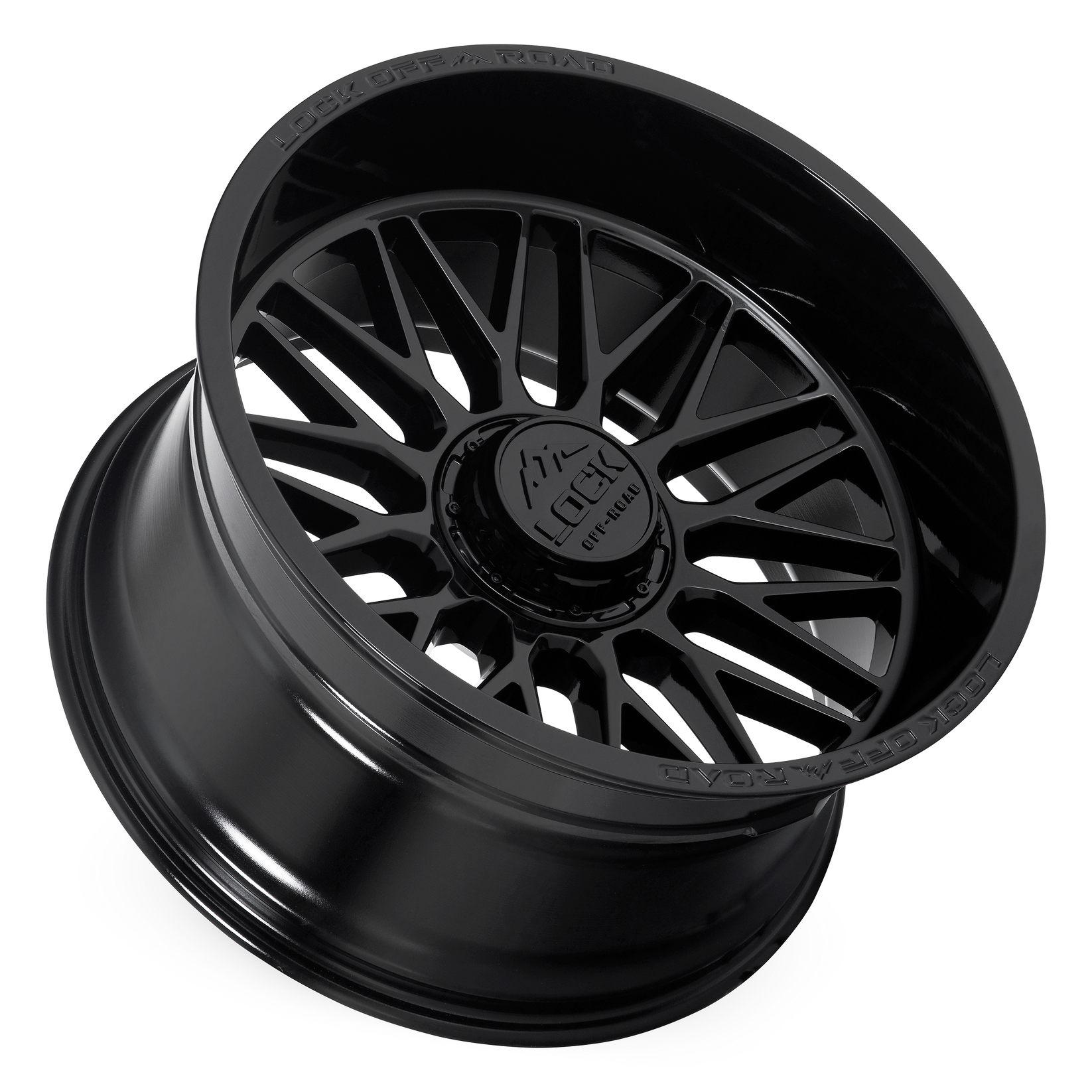 22x12 lock off-road apex gloss black wheel 6x5.5 bolt pattern 44mm offset