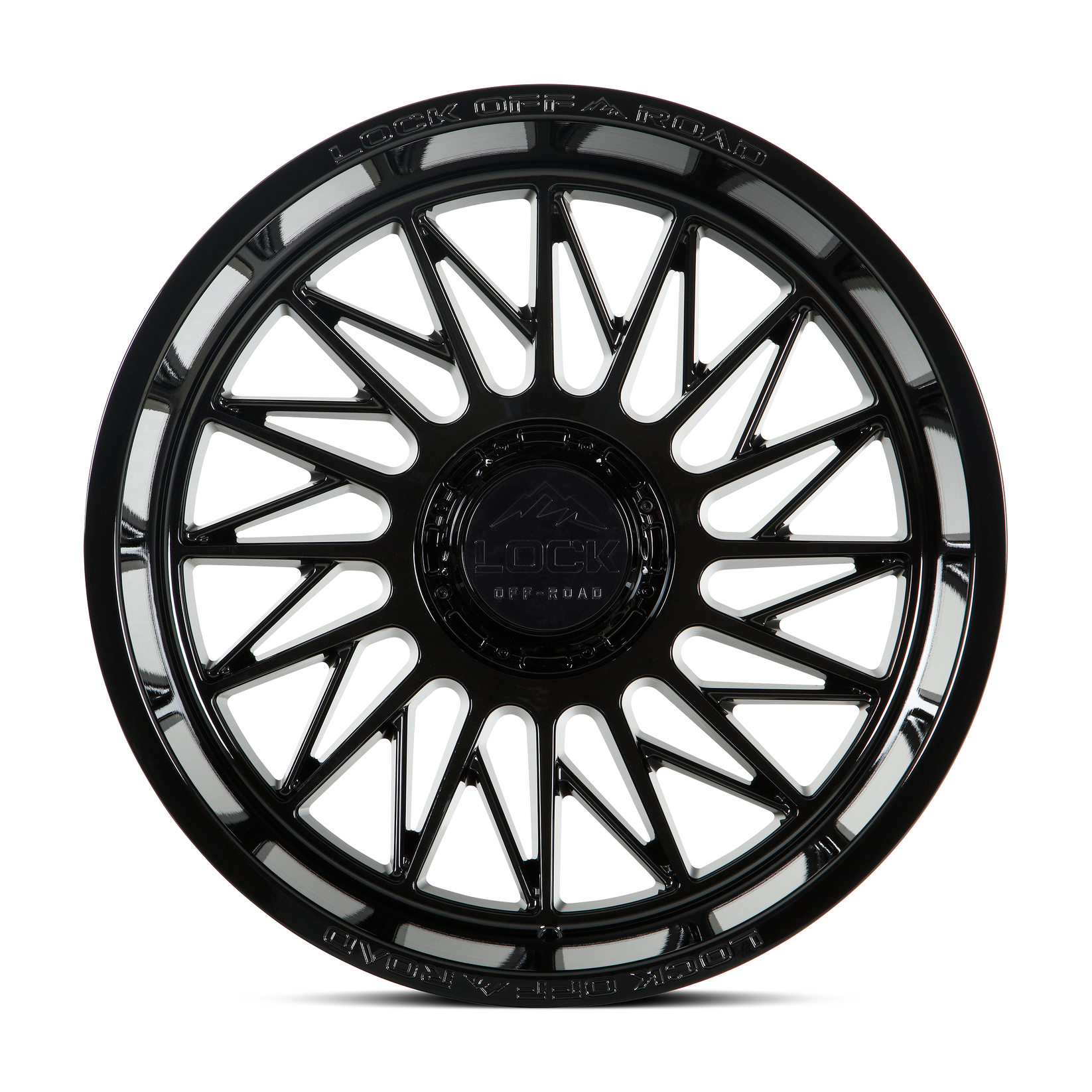 22x10 lock off-road assault gloss black wheel 6x5.5 bolt pattern 18mm offset