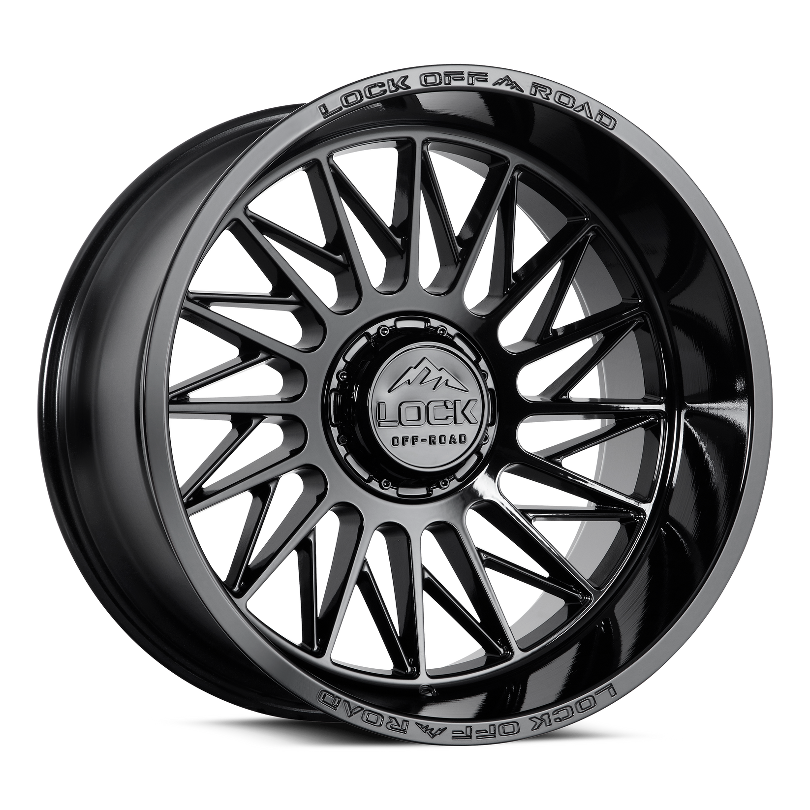 20x10 lock off-road assault gloss black wheel 6x5.5 bolt pattern 18mm offset