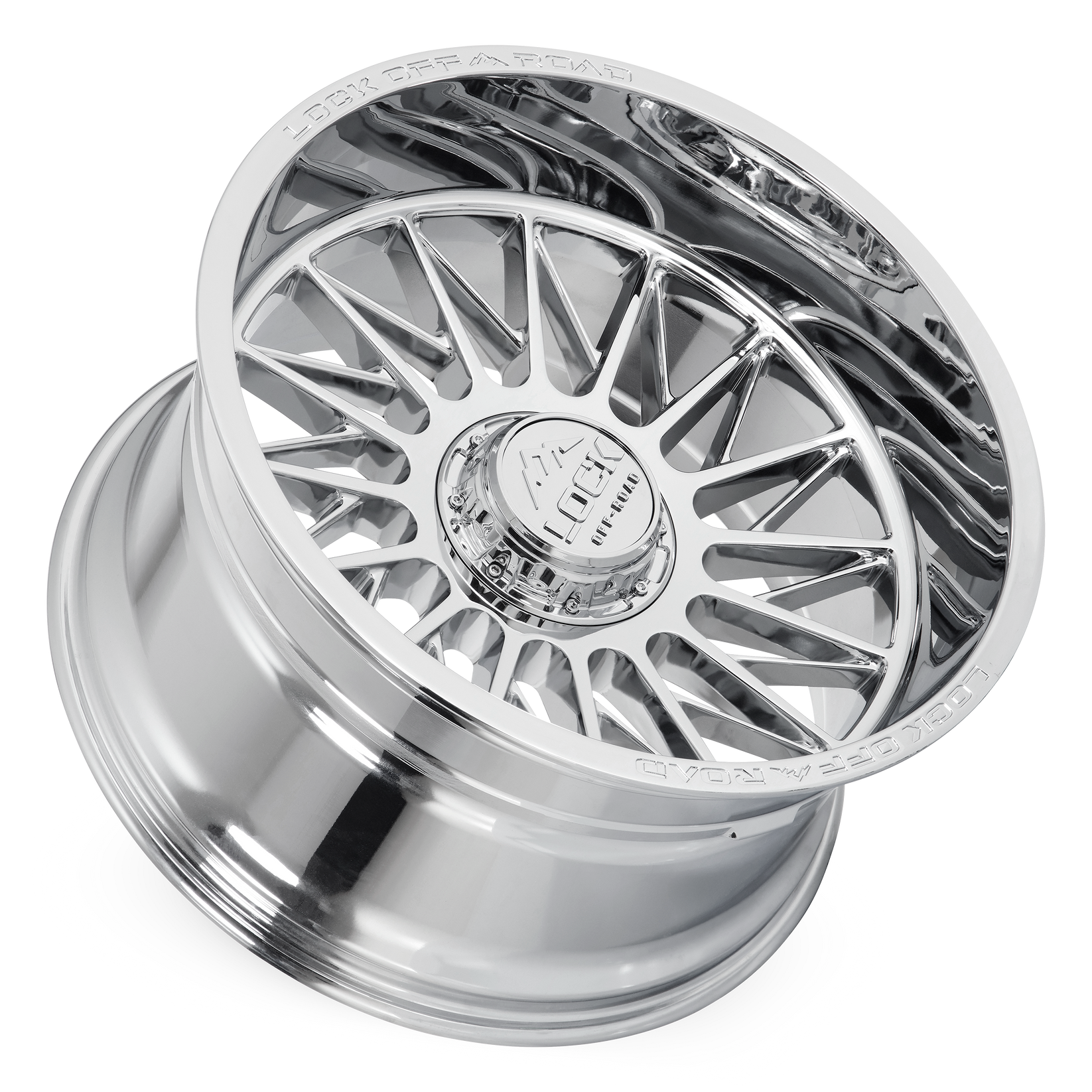 22x12 lock off-road assault chrome wheel 6x5.5 bolt pattern 44mm offset