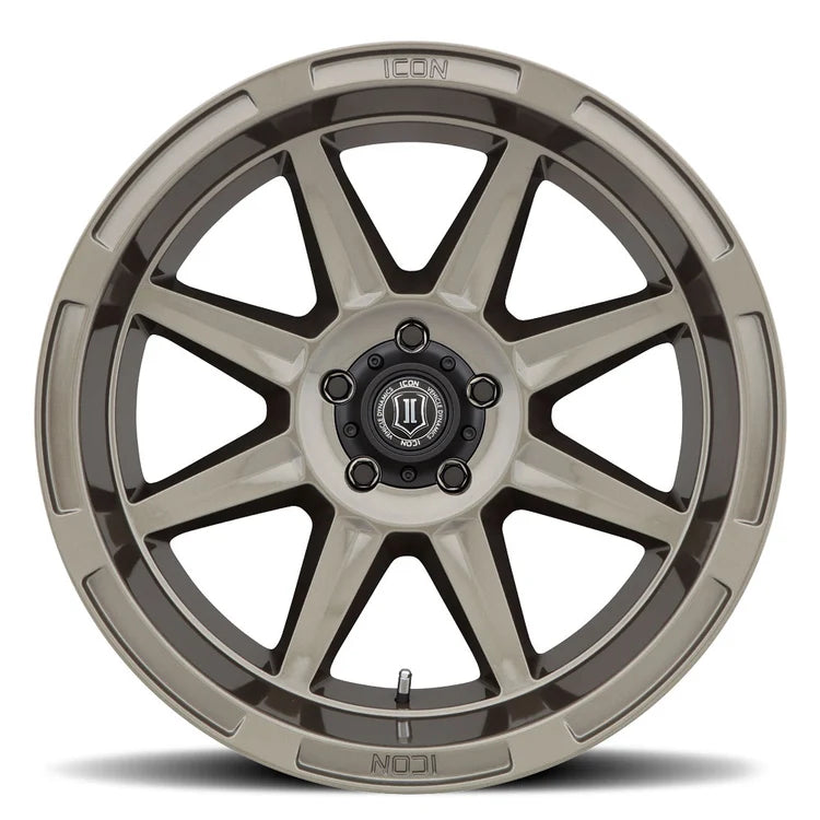 20x10 Icon Alloys Bandit Gloss Bronze Wheel 6x5.5 Bolt Pattern -24mm Offset