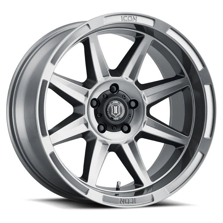 20x10 Icon Alloys Bandit Gun Metal Wheel 6x5.5 Bolt Pattern -24mm Offset