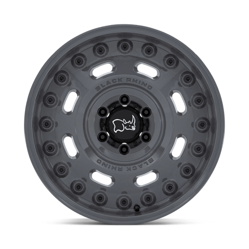 17x9 5 black rhino hard alloys axl axle battleship gray wheel 6x5.5 bolt pattern 6mm offset