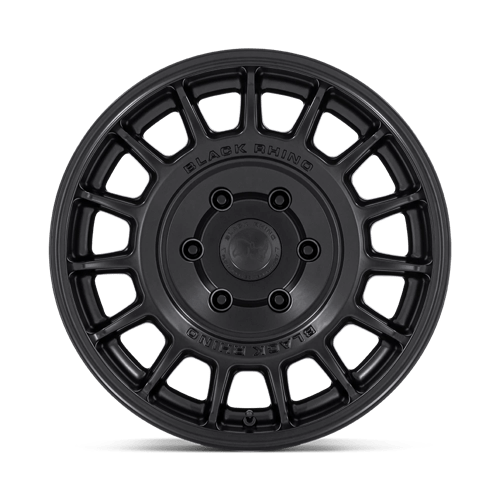 17x8 5 black rhino hard alloys br015 voll matte black wheel 6x5.5 bolt pattern 0mm offset