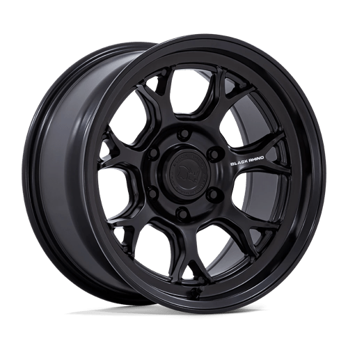 17x8 5 black rhino hard alloys br017 etosha matte black wheel 6x5.5 bolt pattern 10mm offset