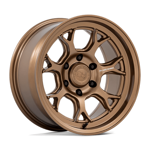 17x8 5 black rhino hard alloys br017 etosha matte bronze wheel 6x5.5 bolt pattern 12mm offset