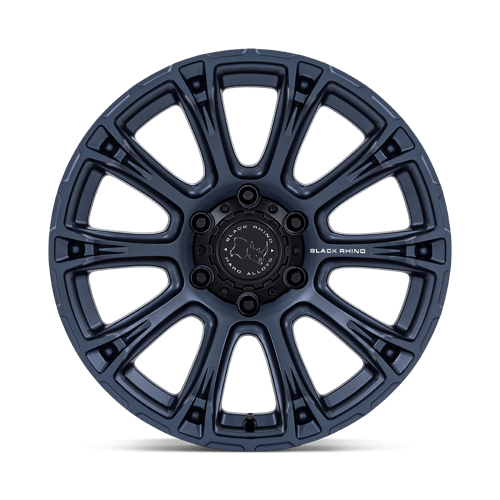 17x8 5 black rhino hard alloys br020 diamondback metallic blue wheel 6x5.5 bolt pattern 25mm offset